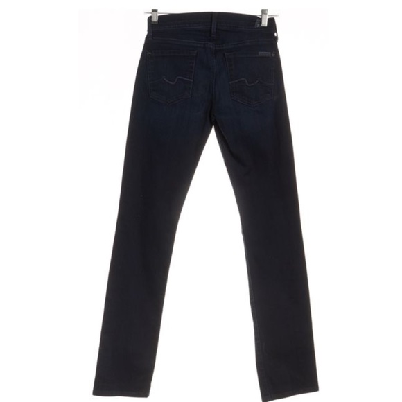 7 FOR ALL MANKIND Blue Straight leg Jeans - Picture 3 of 8